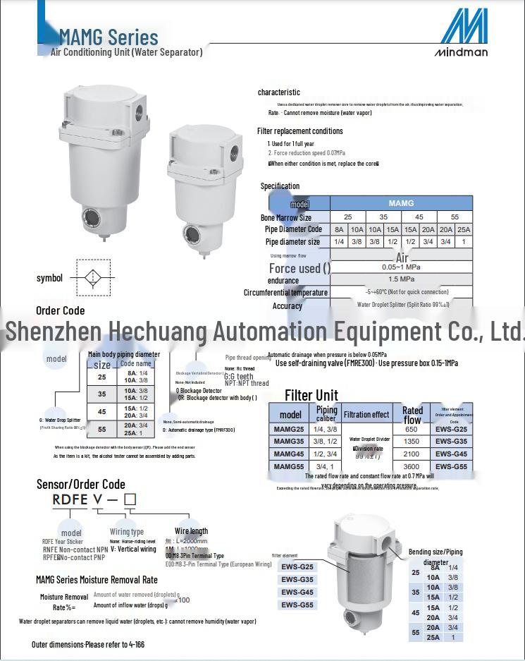 MAMG-35-10A Precision Filter & Water Separator by MINDMAN