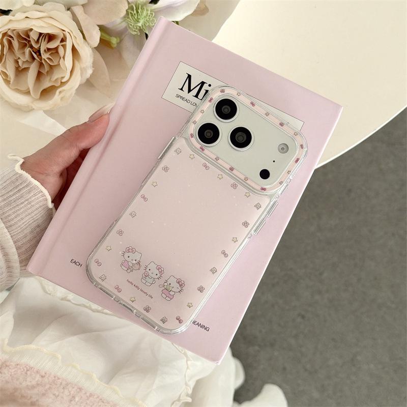 

Cartoon Cute Cats Chain Phone Case for iPhone 17/16 Pro Max/15/14 iPhone 17