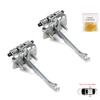 BDP938-1 2 Pieces Rear Left AND Right Door Catch Hinge Brake Stop Check Strap Limiter for Peugeot 106 I II 1991-2004 Citroen Saxo 1996-2004 9181H4