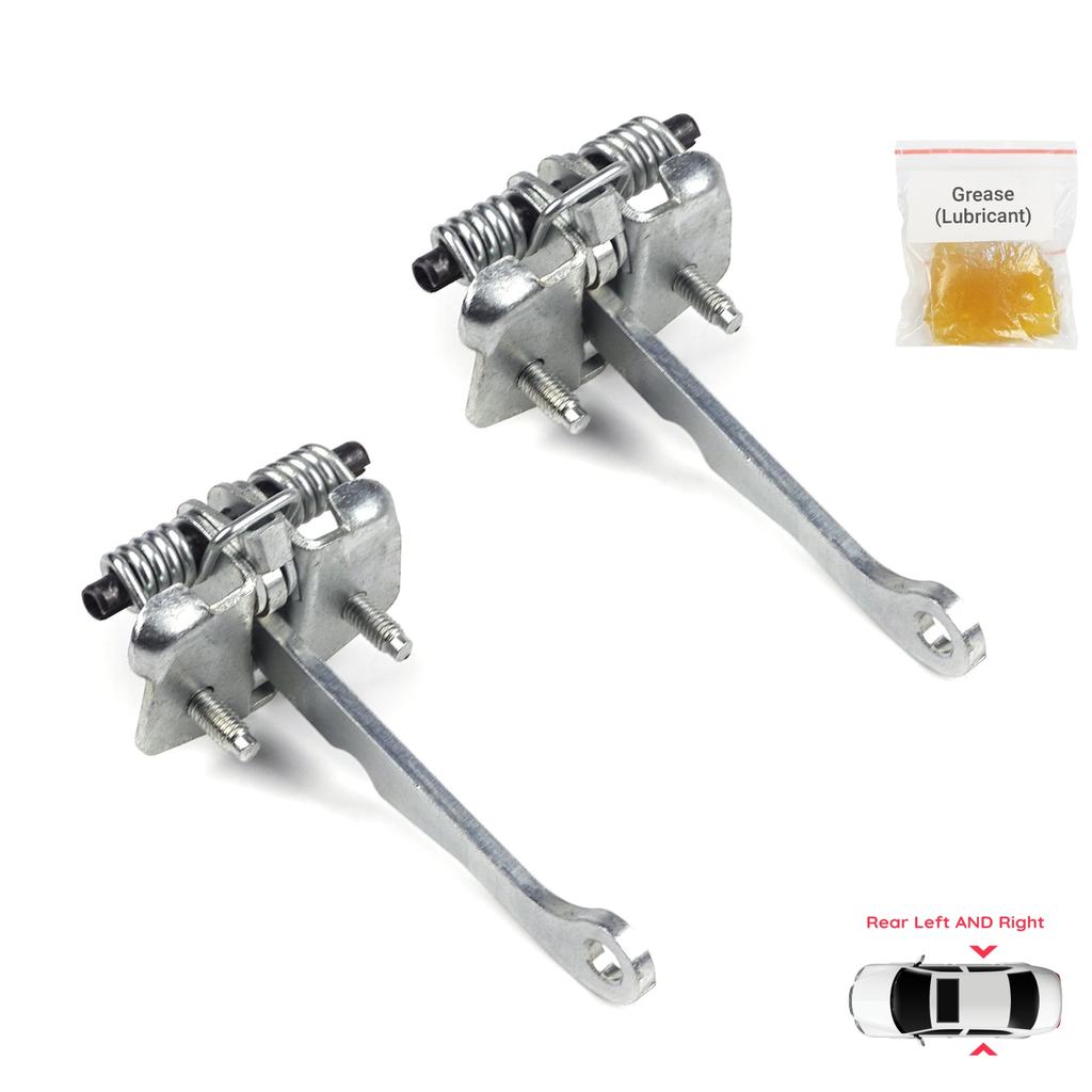 BDP938-1 2 Pieces Rear Left AND Right Door Catch Hinge Brake Stop Check Strap Limiter for Peugeot 106 I II 1991-2004 Citroen Saxo 1996-2004 9181H4