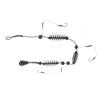 3Pcs/Set Artificial Lure Fish Hooks Cage Trap Basket Set and Fishing Feeder Fishing Tackle30g
