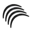 4pcs Wheel Eyebrow Protector Flexible PP Widened Decorative Wheel Arches Lips   for Car