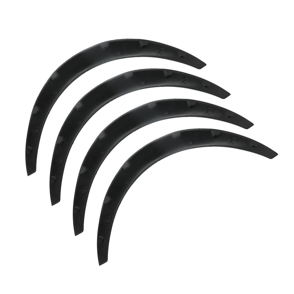 4pcs Wheel Eyebrow Protector Flexible PP Widened Decorative Wheel Arches Lips   for Car