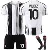 25-26 Juventus Heimfußballtrikot für Kinder und Erwachsene YILDIZ #10