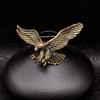 European & American Eagle Brooch - High-End Retro Fashion Pin for Men’s Clothing Accessories