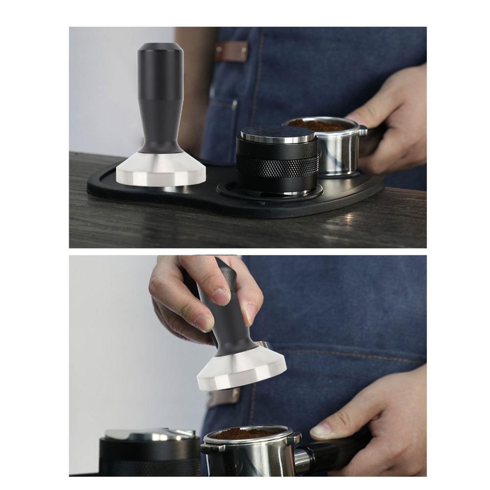 Ergonomic Handle Coffee Press Tamper 58mm Diameter Coffee Pressing Tool Home Barista Use