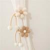 1Pc/2Pcs Adjustable Pearl Curtain Buckle Beautifully Curtains Tie Rope  Homestay
