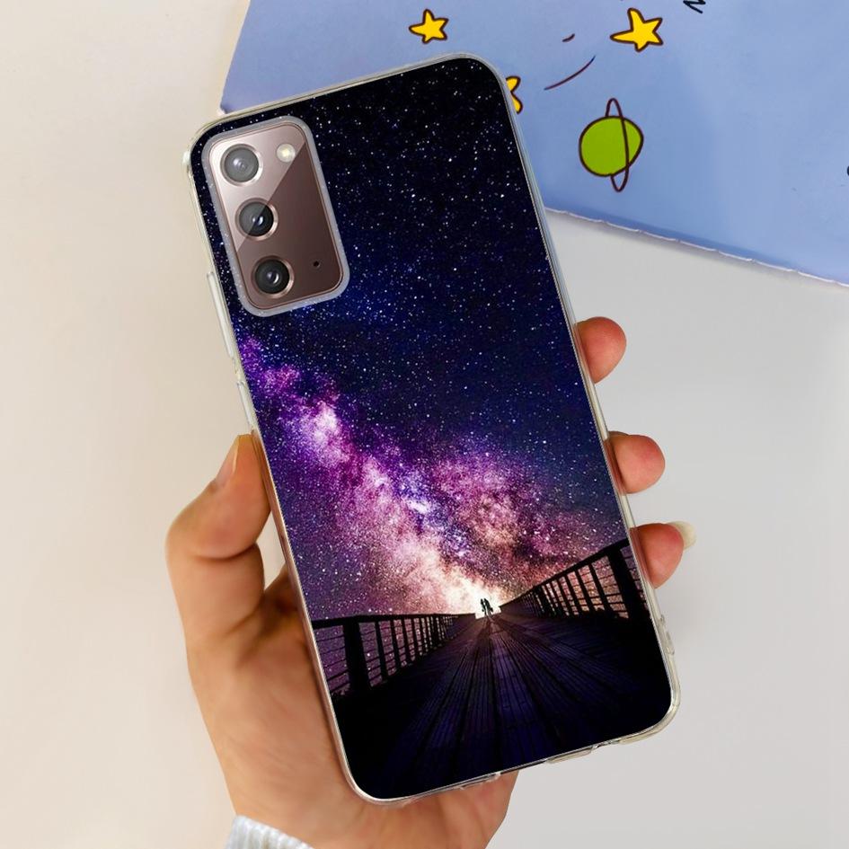For Samsung Note 20 5G Case SM-N981B Popular Flower Slim Soft Silicone Phone Cover For Samsung Galaxy Note20 Ultra 5G Funda Capa