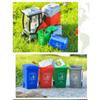 Alloy Sweeper Model Diecast Road Cleaning Refuse Bin Classification Sanitation Vehicles Car Model Sound and Light Kids Gifts