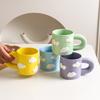 Creative Love Hand-painted Clouds Ceramic Cups Lovers Home Afternoon Tea Cups Living Room Decoration Home Drinking Utensils