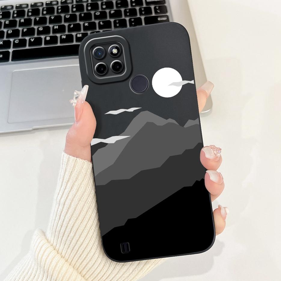 For Realme C21Y C25Y Case Luxury Candy Painted Cover Shockproof Phone Case For Realme C21 C 21 Y RealmeC21Y RealmeC25Y Soft Bags