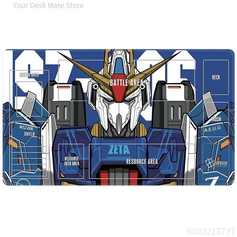 Amuro Ray Haman Karn Cartoon TCG Einhorn Gundam Einzelspieler Karten Spielmatte Gummi Set Austausch Kampf Schale Tischmatte