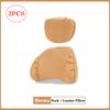 For Mercedes-Benz BMW Double Layer Suede&Leather Neck Pillow Memory Foam Headrest Lumbar Support Cushion Car Interior Accessory