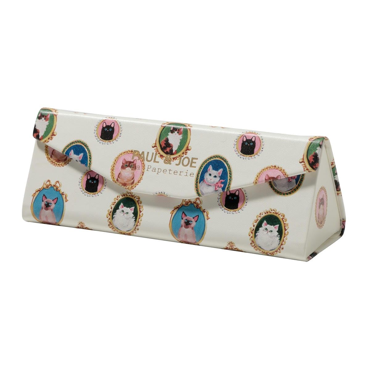 

Marks Тонкие очки Paul Joe La Puppetry Cat Cameo PAJ-GS14-WH Футляр, & белый