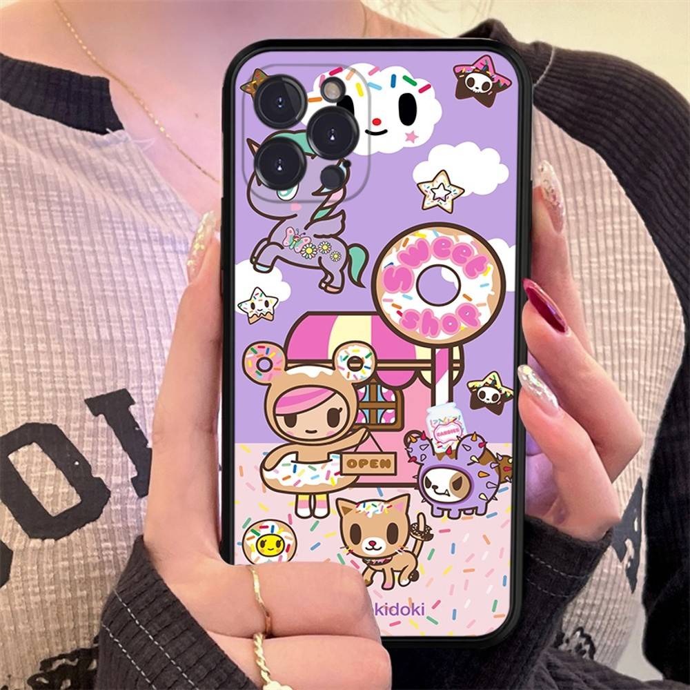 

Japan Tokidoki Anime Phone Case For IPhone 14 Plus 13 Mini 11 16 15 17 Pro Max Protection Shockproof iPhone 12pro max