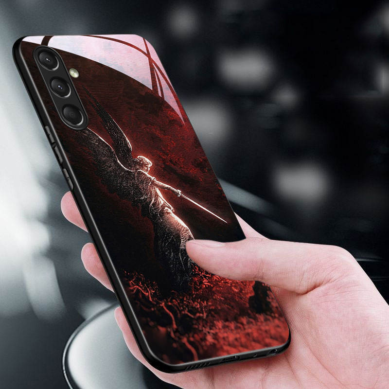 Exquisite Luxury High-end PhoneCase Glass TPU PhoneCase for Samsung Galaxy S26 S25 S24 S23 S22 S21 FE Ultra Plus Dropresistant