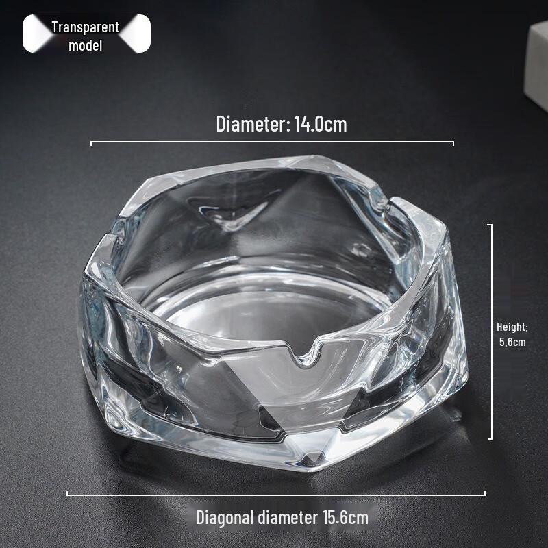 Creative Fashion Glass Ashtray Set
