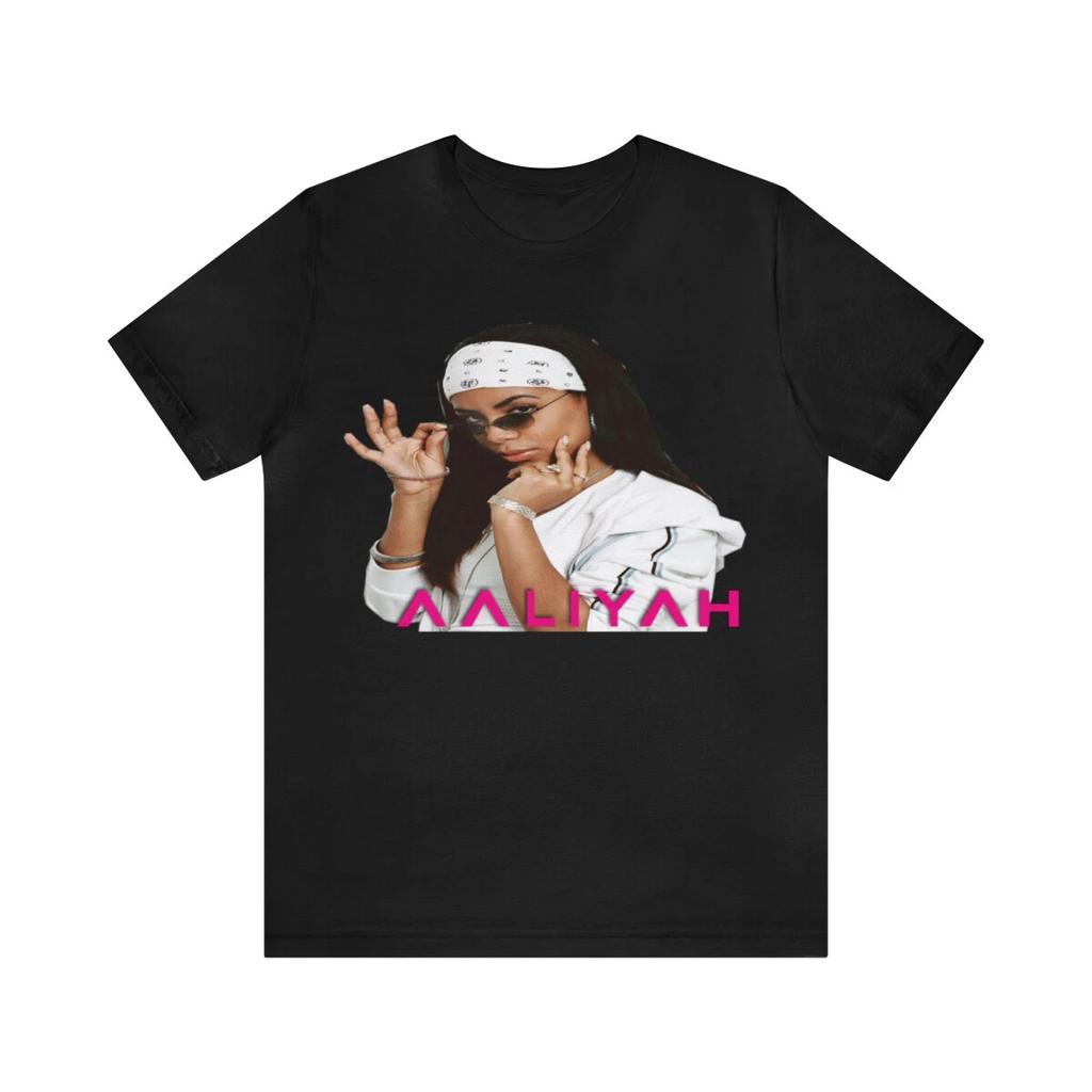 Maglietta Aaliyah, T-shirt Aaliyah, Maglietta Aaliyah, Maglietta anni '90, T-shirt Aaliyah personalizzata