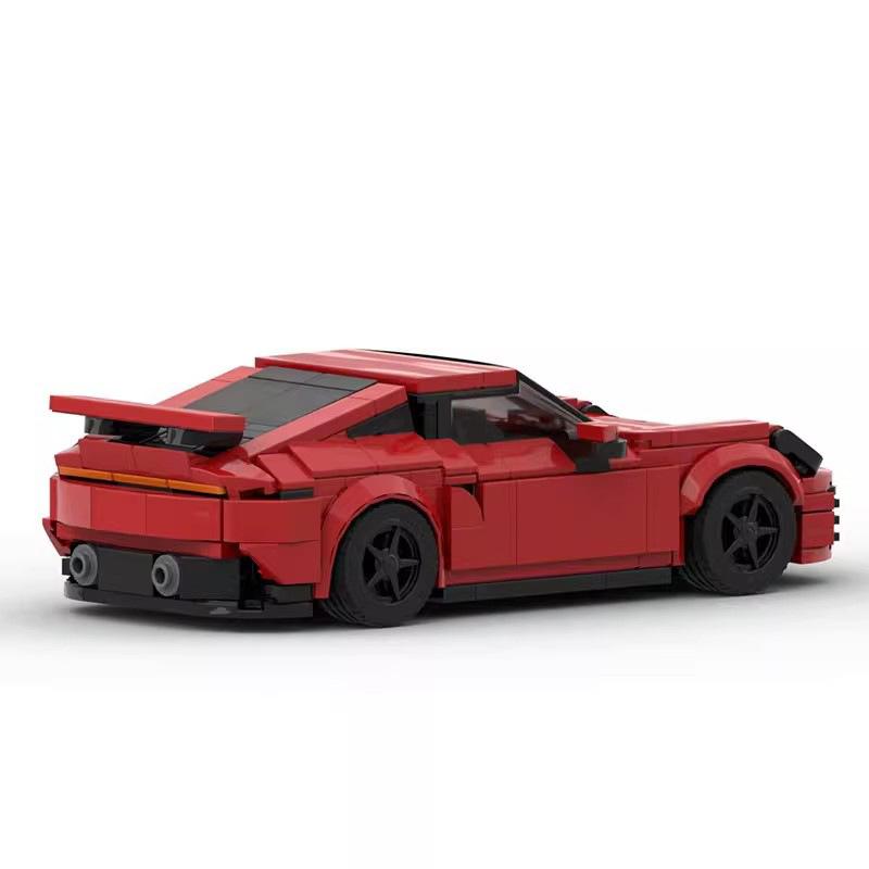Compatible Building Blocks MOC-96396 Set 911 Turbo Speed 8 Grid Assembled Building Blocks Racing Man