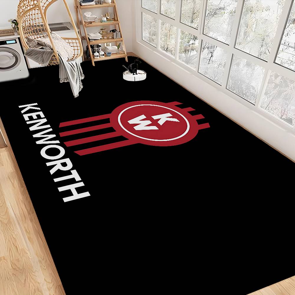 KENWORTH Logo Hallway Carpet Non-Slip Laundry Room Mat Laundry Decor Balcony Child Living Room Bedside Area Rugs