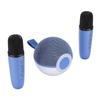 Karaoke Machine Rechargeable Portable Bluetooth 5.3 Karaoke Speaker with 2 Wireless Microphones Colorful Lights 5 Sound