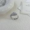 New Full Diamond Leopard Head Open Ring for Women, Light Luxury, Exquisite and Personalized, Non Fading Food Ring