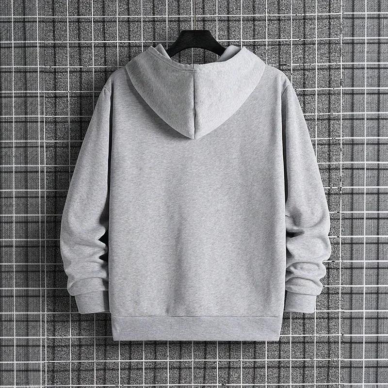 Brooklyn Printed Men's Hoodie; Urban Street Fashion Hoodie; Male Hip-hop Casual Trend Hoodie; Autumn and Winter Coat