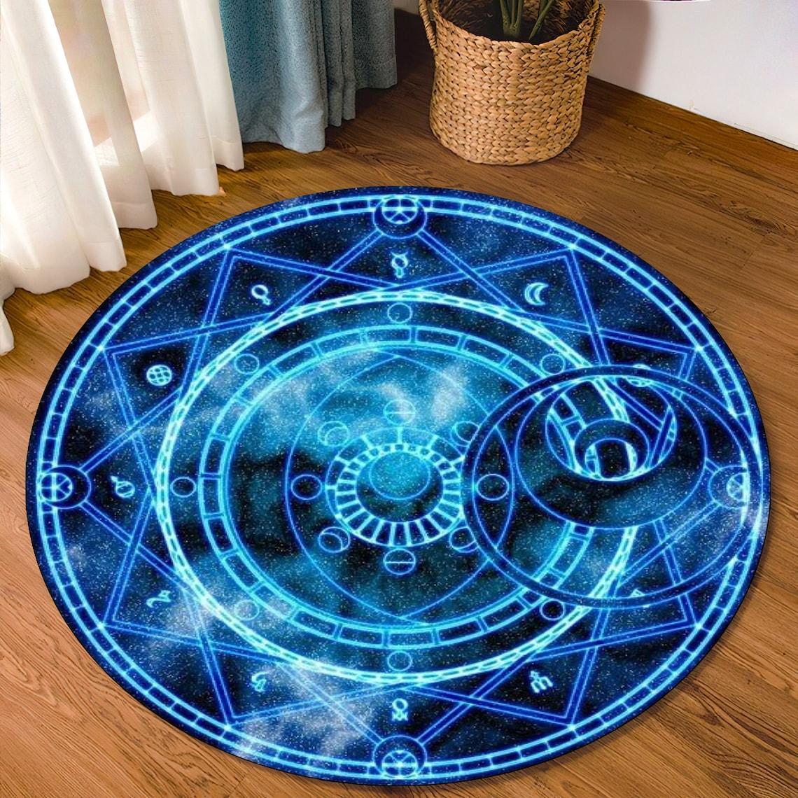 

Мандала круглый ковер игровой ковер уникальный подарок подростковый ковер для комнаты ковер для гостиной волшебный напольный ковер с узором мандалы круглый коврик
