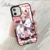 Nakiri Ayame Hololive Girl Phone Case for iPhone 11 12 13 14 Pro Max Mini XR XS SE 2020 6S 7 8 Plus Samsung Galaxy S21 S22 Cover