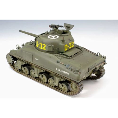 ASUKAMODEL 1/35 scale US Army M4A1 Sherman Late Model with Hedgerow Cutter Plastic Model 35-022