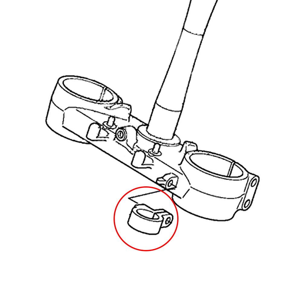 NICECNC Cable Clamp Holder For Honda CRF250R CRF450R 2010-2022 CRF450L 2019-2020 CRF450X CRF250RX CRF450RWE 2019-2022 CRF450RX