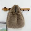 Wrist Bag New Handheld Fur Bag Autumn and Winter Imitation Fox Hair Bucket Plush Bag Textured Versatile Hand Bag