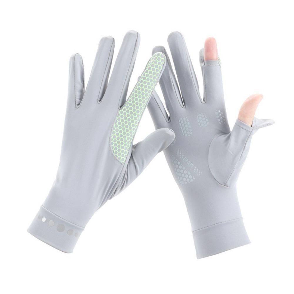 

Thin Ice Silk Gloves Non Slip Cycling Gloves Men Women UV Protection Gloves Sports Cycling Driving Men