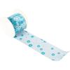 Blue Spring Ribbon with Flowers 5cm for Decoration and Gift Wrapping