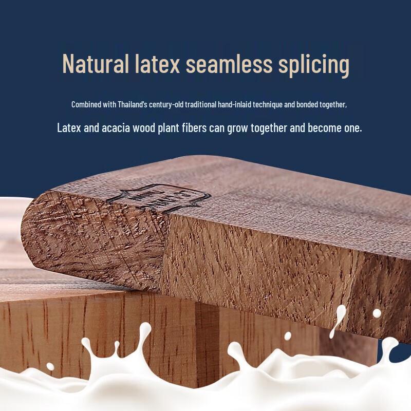 LC LIVING Thai Acacia Wood Checkerboard Cutting Board