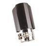 Stainless Steel Carbon   Car Pipe Tip Tip 63mm Output 89mm Polished Finish Enhanced Performance for Auto SUV