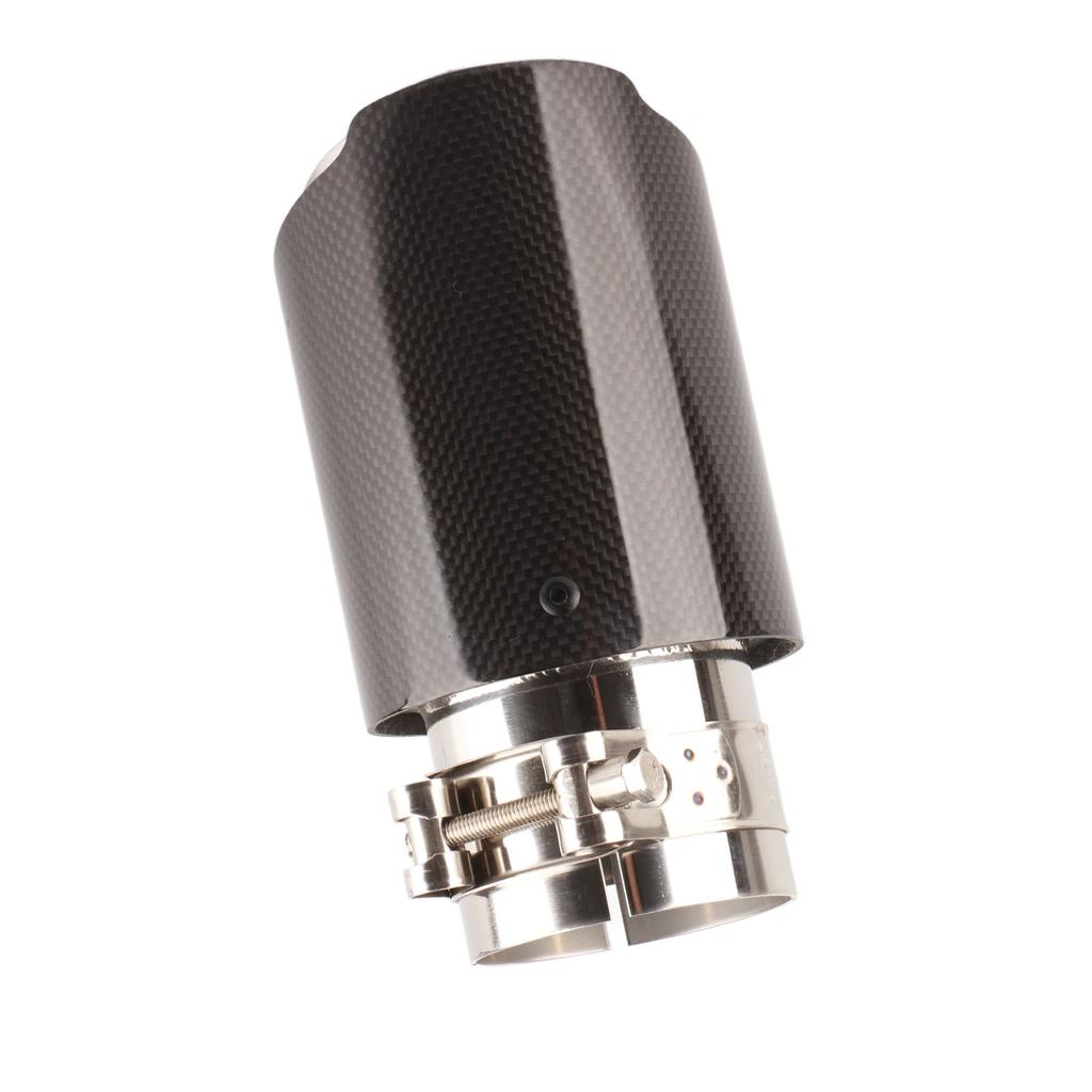Stainless Steel Carbon   Car Pipe Tip Tip 63mm Output 89mm Polished Finish Enhanced Performance for Auto SUV
