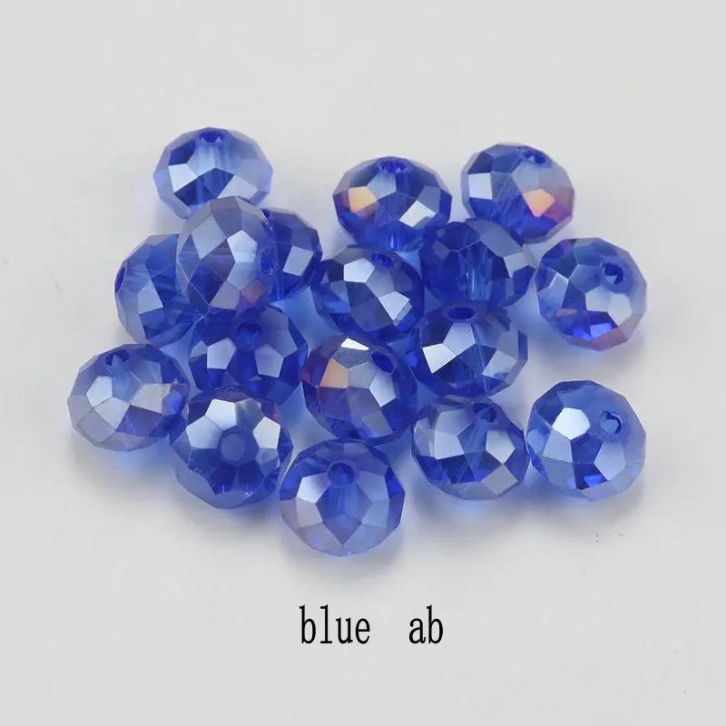 4mm glass beads plated Color faceted round crystal beads Jewelry beads for bracelet necklace Jewelry making DIY 150pcs 4mm-150pcs