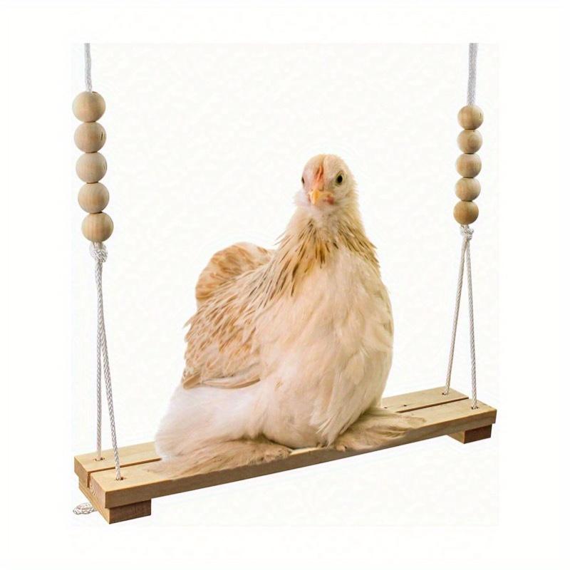 Chicken Swing Toy, Wooden Perch Stand For, Large Perch Ladder For Poultry, Chickens, Parrots, Pet Entertainment Toy