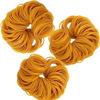 150Pcs High Elastic Elastic Bands Yellow Rubber O Rings New File Fasteners  Home Use