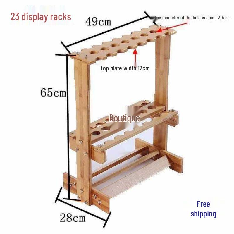 Многофункциональная напольная стойка для демонстрации рыболовных удилищ и бильярдных киев