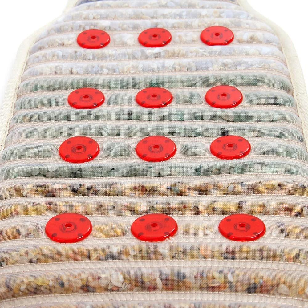 54.5 x 9.5 inches PEMF Full-Body Far-Infrared Heating Pad Magnetic Therapy Mat Chakra Gemstone Photon Waist Belt With 7 Crystals