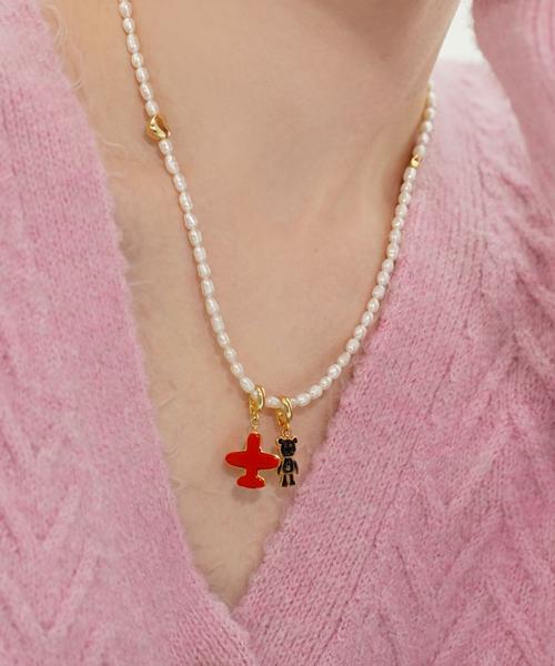 Bonbeau Kitsch Color Airplane Pendant