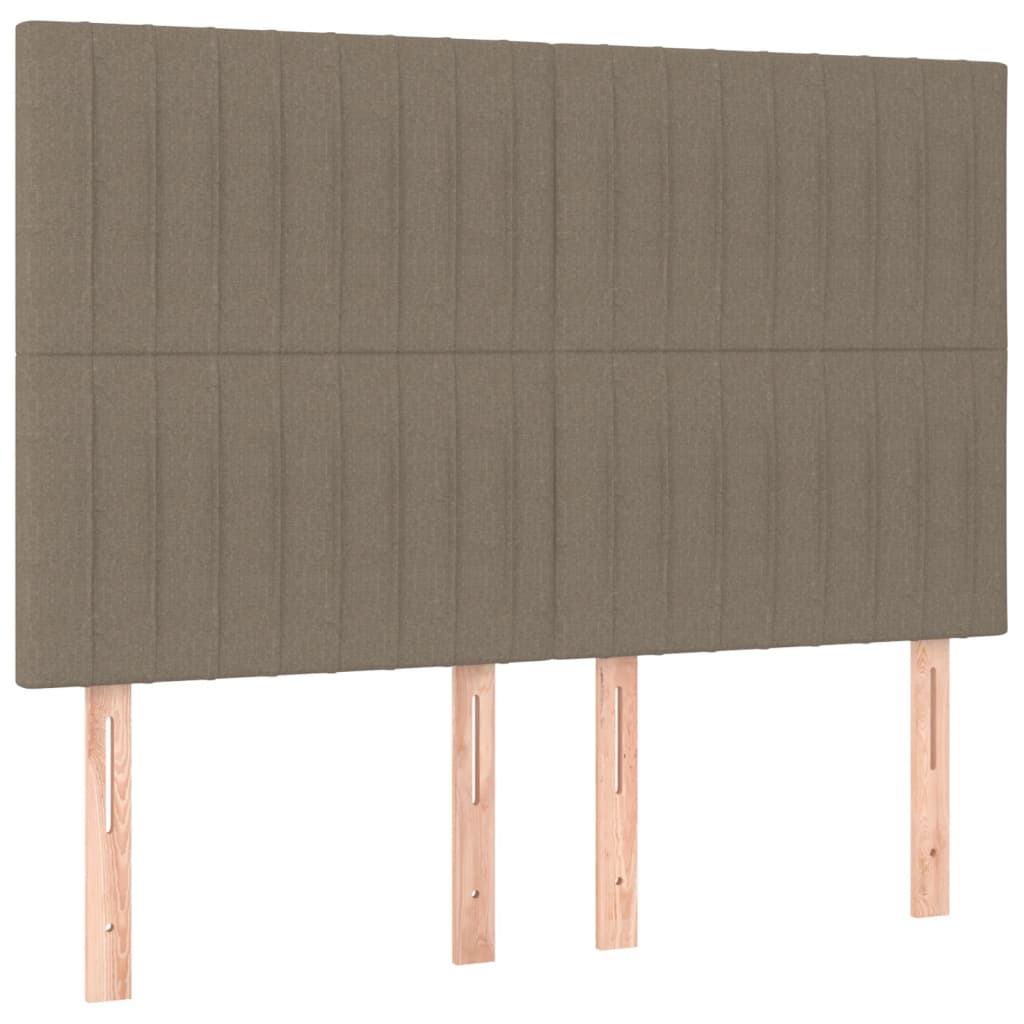 Vidaxl Rama Łóżka Bez Materaca, Taupe, 140X200 Cm, Obita Tkaniną