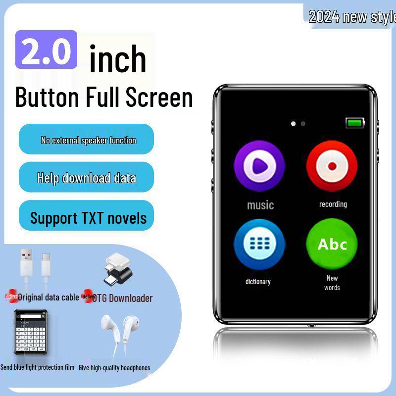 

Bluetooth MP4/MP3 плеер: Студенческое издание для музыки и чтения электронных книг с сенсорным экраном 4GB