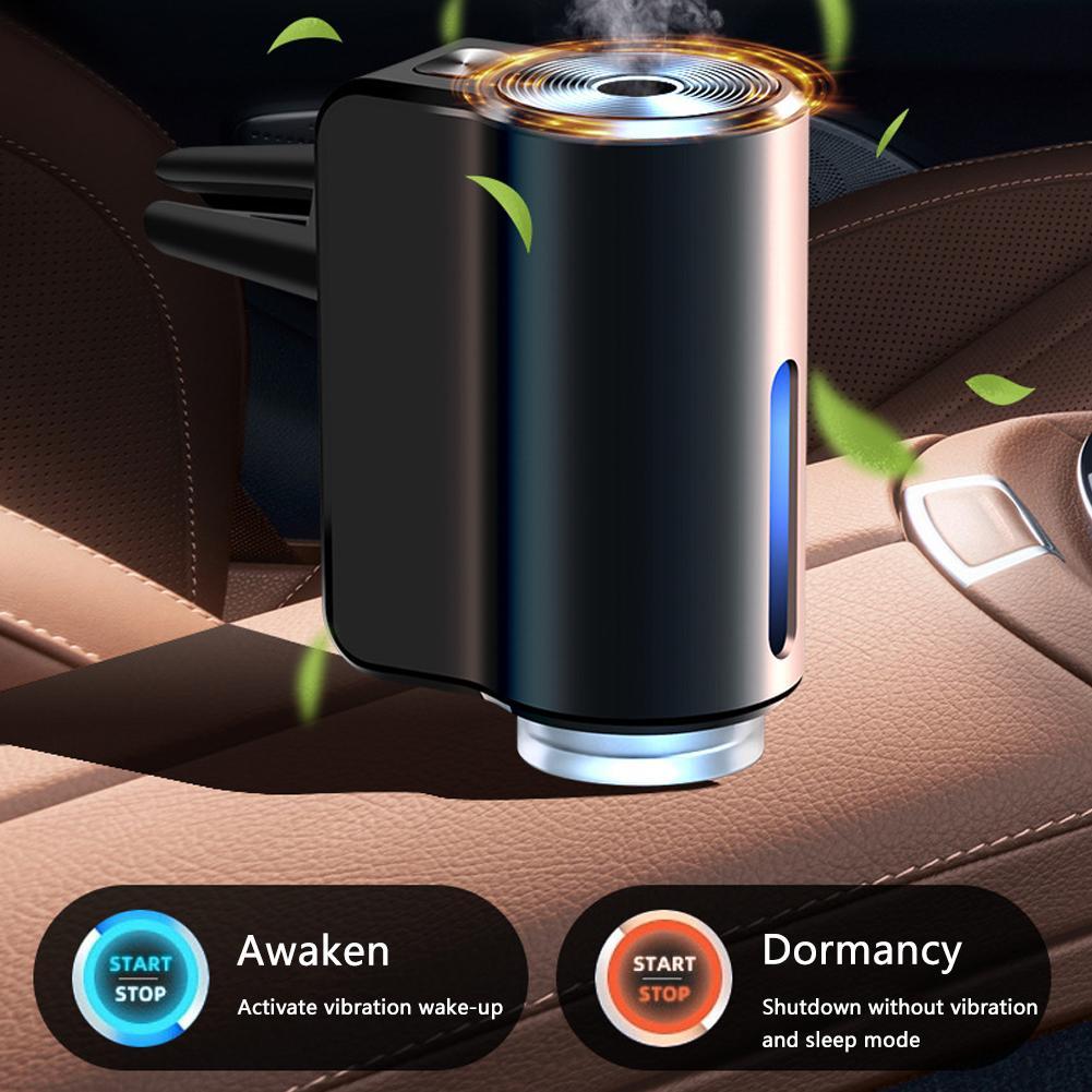 Rechargeable Auto Aroma Diffuser With Essential Oil Smart Car Air Freshener With Three Adjustable Modes Car Fragrance Diffuser