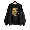 2025 autumn and winter clothing new popular fashion foreign loose round neck velvet thickened sweater women