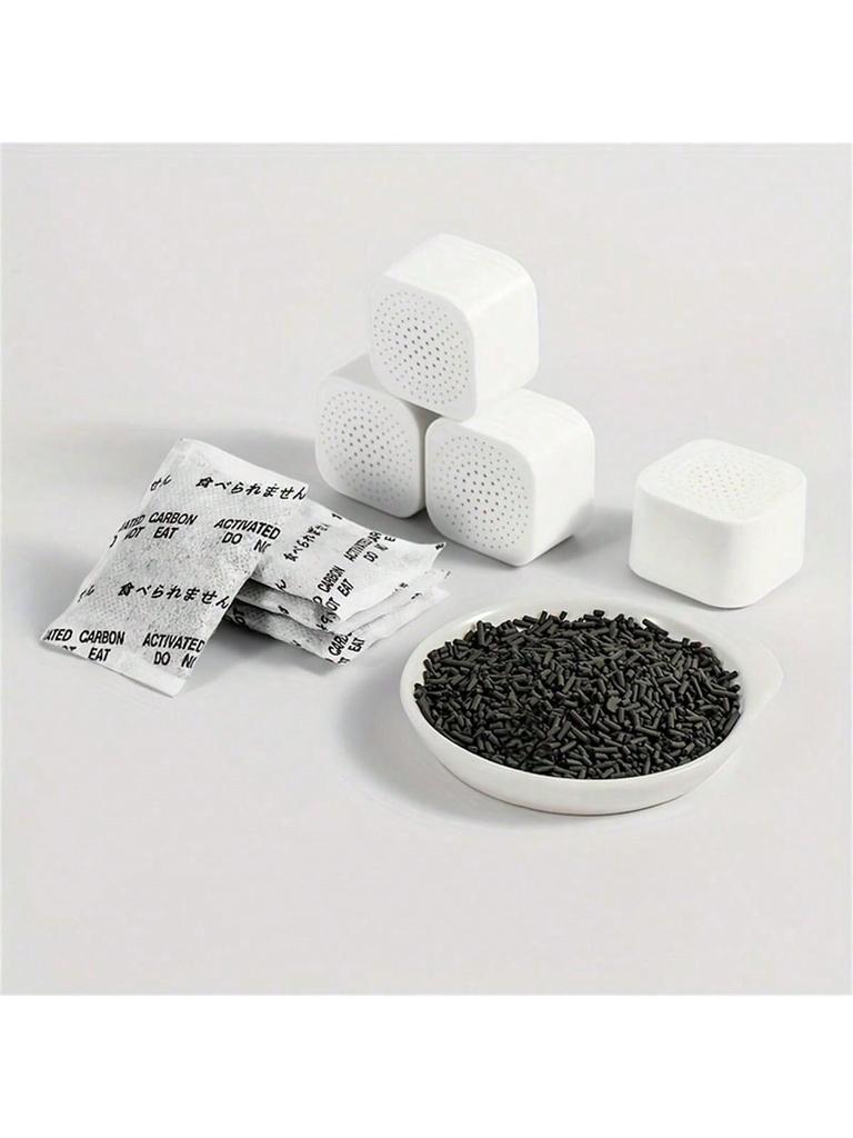 6/12/18/30PCS Deodorant, Refrigerator Activated Carbon Deodorizing Box, Anti Odor And Deodorizing Sq