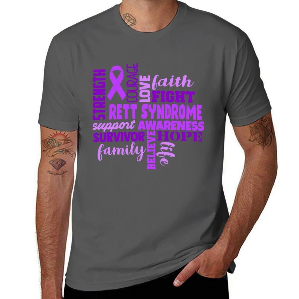 Rett Syndrome Awareness Strength Courage Faith Hope Love Fight Support Survivor Family Life Believe TShirt
