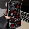Phone Case for iPhone 17 Air 16E 15 16 Pro Max Snow Snowflake Winter Cold Cover 14 Plus 13 12 Mini Soft Shell Silicone Fundas